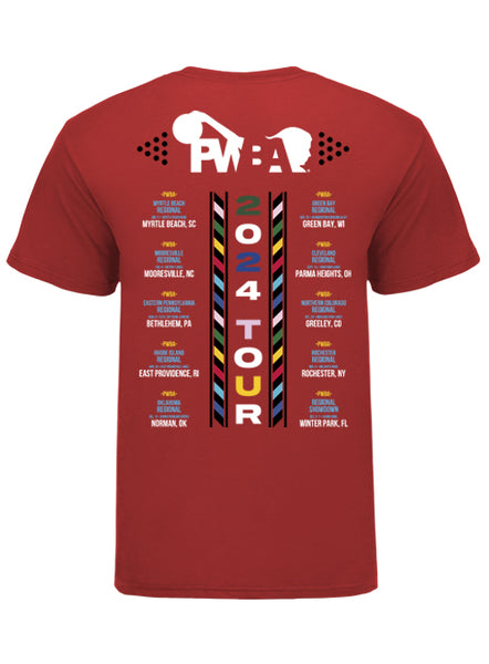 PWBA 2024 Regional Tour T-Shirt - Back View