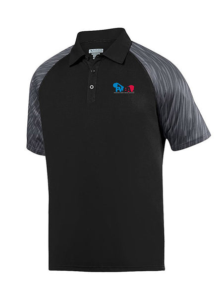 PWBA Performance Polo in Black - Front View