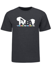 PWBA 2022 Tour T-Shirt in Dark Heather Grey - Front View